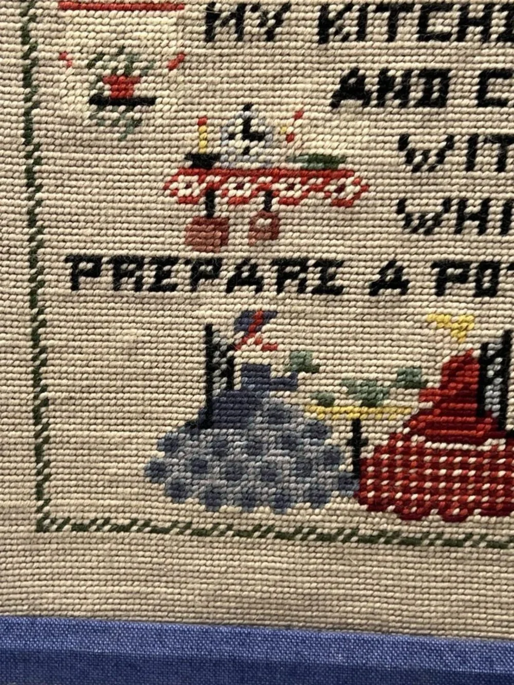Handmade vintage framed